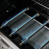 Royal Gourmet 5-Burner Propane Gas Grill with Side Burner, Stainless Steel Barbeque Grills, Silver, GA5404S Royal Gourmet