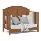 Delta Children Perry 6-in-1 Convertible Crib - Greenguard Gold Certified, Chestnut