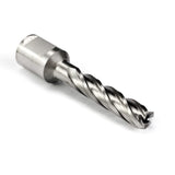 OSCARBIDE 7/16"X2"HSS Annular Cutter 7/16 inch Cutting Diameter 2 Depth of Cut,3/4 inch Weldon Shank 2 Flat Mag Drill Bit with Pilot Pin for Magnetic Drill Press,1 Piece OSCARBIDE