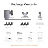 Algolaser 4 in 1 Laser Rotary Roller - Y-axis Rotary Chuck for Laser Engraver,180° Adjustable Jaw Chuck Rotary for Engraving Tumblers, Bottles & Cylindrical Objects Suitable for DIY KIT MK2/Alpha MK2 AlgoLaser