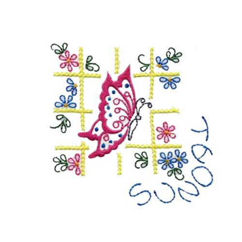 Aunt Martha's Iron On Transfer Patterns for Stitching, Embroidery or Fabric Painting, Days of the Week Patterns, Set of 5 Aunt Martha's