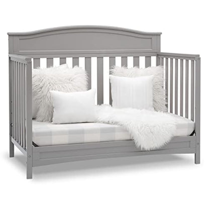 Delta Children Emery 4-in-1 Convertible Baby Crib, Pack of 1, Grey - WoodArtSupply