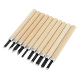 OriGlam 10pcs Professional Wood Carving Chisel Set, Carbon Steel Wood Carving Tools, Woodworking Chisels Wood Chisel Kits, Power Grip Carving Tools Great for Carving Woodworking Beginners & Kids OriGlam