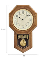 Bulova Clocks Model C3545 Thomaston, Golden Oak Bulova