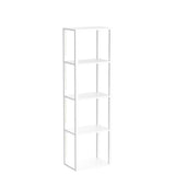 FENLO Fancy - LED Display Shelf with Dimmable Lights, LED Floor Lamps for Living Room, Sturdy Corner Curio Cabinet Display, Tall Floor Lamps with Shelves FENLO