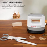SINGER Mini Heat Press Machine with Safety Base | Dual Heating Modes, Precise Temperature Control, Compact & Portable Design, Easy Time Adjustment & Versatile Use for T-Shirts, Hats & Crafts SINGER