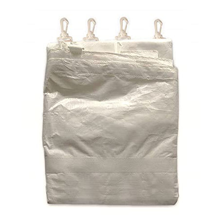 Moose Supply 20' x 40' Economy Sidewall Kit for Canopy Tent, Complete Set of (6) White 20' Foot Heavy Duty Side Walls for 8' Foot Height Party Frame and Outdoor Canopy Pole Tents, Tent Not Included Moose Supply
