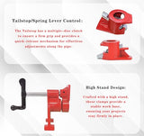 HimaPro 4-Pack 3/4 Inch H-Style Professional Pipe Clamp Set - Designed For Woodworking, Carpentry, Home Improvement, and DIY Jobs HimaPro