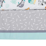 Bedtime Originals Mighty Jungle 3Piece Crib Bedding Set, Multicolor (283003V) Bedtime Originals