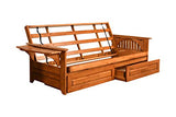 Kodiak Furniture Phoenix Full Futon Storage Drawers, Frame Only/No Mattress Kodiak Furniture