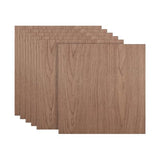 6Pcs 12 x 12 x 1/16 Inch Walnut Plywood Sheets Unfinished Plywood Sheet for Arts and Crafts, Painting, Pyrography, Wood Engraving, Wood Burning, Laser, Architectural Models ACXFOND