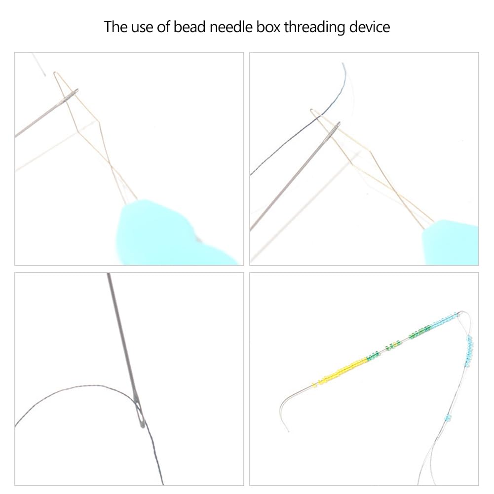 EHERDM Electric Bead Spinner Wood Beaded Bowl with 3 Trays and 2 Beading Needles Automatic Speed and Direction Adjustment Quick Beading Tools for Jewelry Making Kit EHERDM