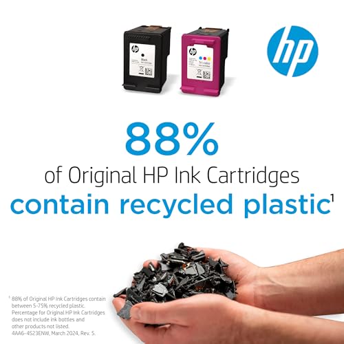 HP 63 Black Ink Cartridge | Works with HP DeskJet 1112, 2130, 3630 Series; HP ENVY 4510, 4520 Series; HP OfficeJet 3830, 4650, 5200 Series | Eligible for Instant Ink | F6U62AN