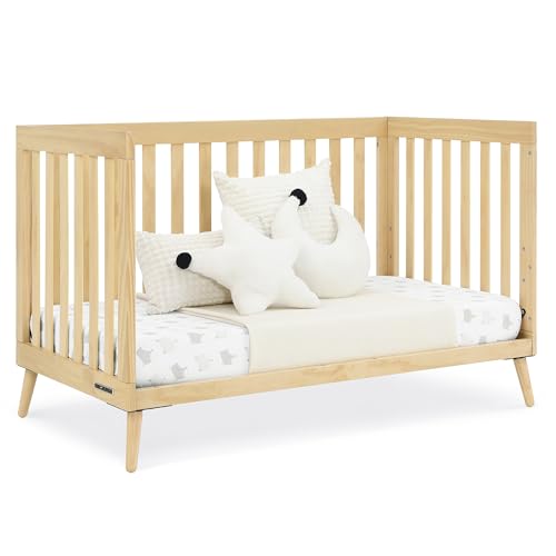 Delta Children Essex 4-in-1 Convertible Crib Greenguard Gold Certified, Natural Delta Children