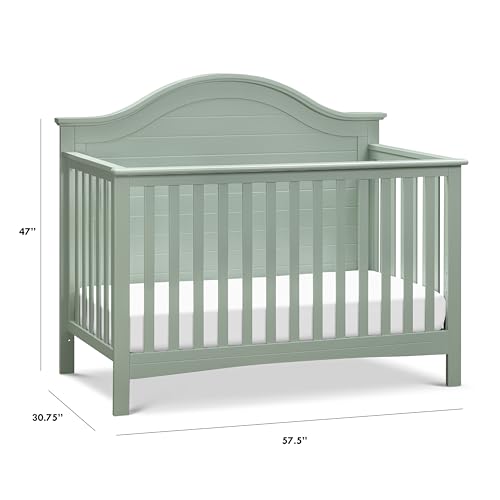 Carter's by DaVinci Nolan 4-in-1 Convertible Crib in Light Sage, Greenguard Gold Certified DaVinci