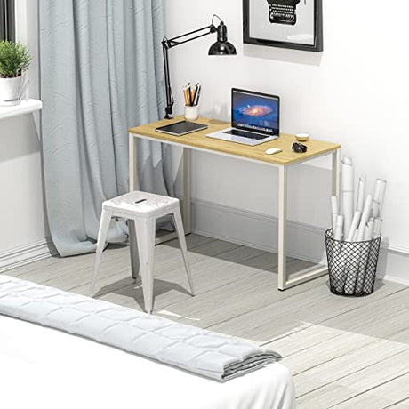 SHW Home Office 32-Inch Computer Desk, Oak SHW