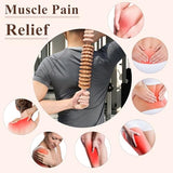 Dukucr 3Pcs Wood Therapy Massage Tools Lymphatic Drainage Massager Wooden Massager Body Sculpting Tools for Maderoterapia,Anti-Cellulite,Pain Relief Dukucr