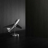 Mobili Fiver, First, Extendable Console Table 17.7(120) x35.4 in, Ashwood Black, for 4-14 People, Space-Saving Dining Table, Italian Furniture Mobili Fiver