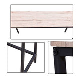 HOMERECOMMEND Console Table for Entryway Narrow Sofa Tables Entryway Table Rustic Narrow Entrance Console Tables Front Door Console Table Accent Table for Living Room Corridor Hallway White Oak HOMERECOMMEND