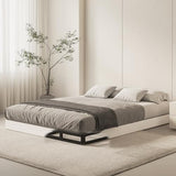 Oykomuc Box Spring Queen Size Bed Base, 5 Inch Low Profile, 3000 LBS Heavy Duty Metal Mattress Foundation with Fabric Cover, Easy Assembly, Quiet Noise Free, Non Slip Oykomuc