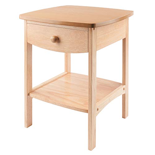 Winsome 82218 Wood Claire Accent Table, Natural 18 inches - WoodArtSupply