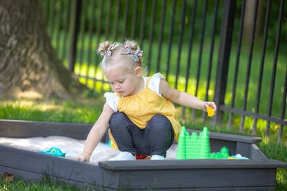 Jack & June Hexagonal Cedar Sand Box Playset - WoodArtSupply