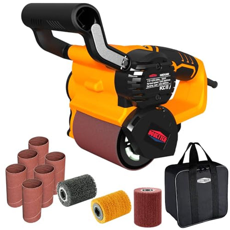 Dobetter Drum Sander for Woodworking, Surface Conditioning Tool, Burnishing Polishing Machine, Paint Stripper Remover, Variable Speed Tool with VAC Dobetter