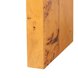 bali & pari Revelle Modern and Contemporary Real Mappa Burl Wood Console Table bali & pari