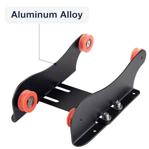 UniTak3D Ender 3 Metal Filament Spool Holder Upgrade Adjustable Roller Bracket with Bearing for TPU/PLA/ABS/PETG/Nylon/Wood Filament for Creality Ender 3 V2,Ender 3 Pro,Ender 5,CR10 3D Printers UniTak3D