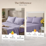 Utopia Bedding Twin Sheet Set – 3 Piece Bed Sheets for Twin Size Bed, Soft and Breathable Microfiber, Includes 1 Fitted Sheet, 1 Flat Sheet and 1 Pillowcase – Oeko Tex (Lavender) Utopia Bedding