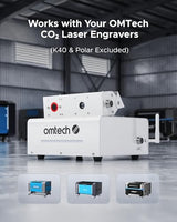OMTech CO2 Laser Engraver Camera Module, 2MP Remote Monitoring Camera for Laser Engraver with Fire Detection Sensor, Smart CO2 Laser Cutter Camera System, Wireless Laser Engraver Control Module OMTech