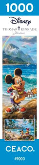 Ceaco - Thomas Kinkade - Disney - Mickey & Minnie in Hawaii - 1000 Piece Jigsaw Puzzle Ceaco