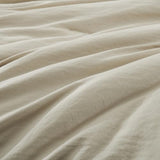 WRENSONGE Light Oatmeal Queen Comforter Set, 7 Pieces Soft Microfiber Comforters Queen Size with Fitted Sheet, Flat Sheet, 2 Pillow Shams, and 2 Pillowcases- Warm Bedding Sets Queen for All Season WRENSONGE
