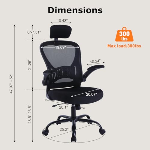 10 Pack Office Chair Ergonomic Desk Chair Comfort Adjustable Height with Wheels，Lumbar Support Mesh Swivel Computer Home Office Chair,Conference Room Chairs ralex-chair