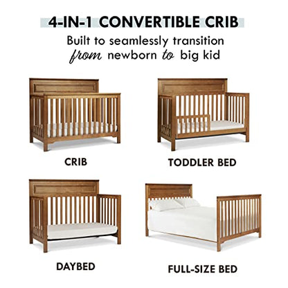 DaVinci Autumn 4-in-1 Convertible Crib in Chestnut, Greenguard Gold Certified