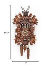 Trenkle Quartz Cuckoo Clock Hunting Clock, with Music, Turning Dancers TU 378 QMT HZZG Trenkle
