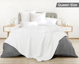 Utopia Bedding White 100% Cotton Waffle Blanket 300 GSM [Queen - 90x90 Inch] Soft Lightweight Breathable Bed Blanket for All Season Utopia Bedding