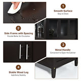 Costzon Buffet Cabinet, Wooden Sideboard with 2 Doors, Adjustable Shelf, Accent Coffee Bar Cabinet, Kitchen Storage Cabinet for Living Room, Dining Room, Hallway Costzon