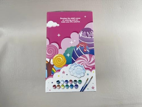 whatstem DIY Painting Unicorn Kit Arts and Crafts Set for Kids or Girls Decorate and Drawing 3D Toys for Children Gift(6 Unicorns) whatstem