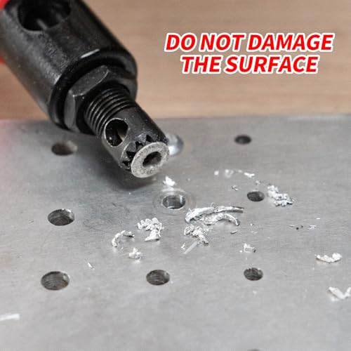 EROSHAK Rivet Removal Tool,POP Rivet Drill Remover,Electric Drill Adapter Rivets Puller for 1/8", 5/32", 3/16", 7/32" and 1/4" EROSHAK
