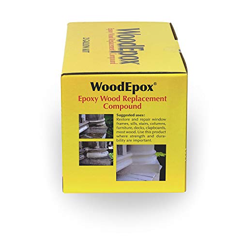 Abatron WoodEpox Kit - 2 Gallon - 2-Part Structural Epoxy Adhesive and Wood Hardener - Wood Filler Putty Abatron