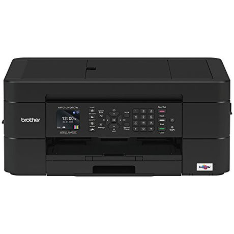 Brother Wireless All-in-One Inkjet Printer, MFC-J491DW, Multi-function Color Printer, Duplex Printing, Mobile Printing,Amazon Dash Replenishment Enabled, Black, 8.5 (MFCJ491DW) Brother