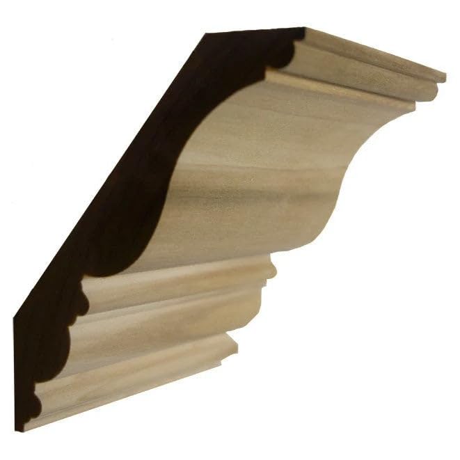 EWCR28 Crown Moulding Trim, 1-1/16" x 6-1/8", Poplar, 94" Newmouldings