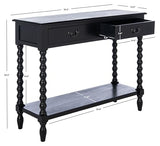 Safavieh Home Collection Athena Black 2-Drawer Console Table SAFAVIEH