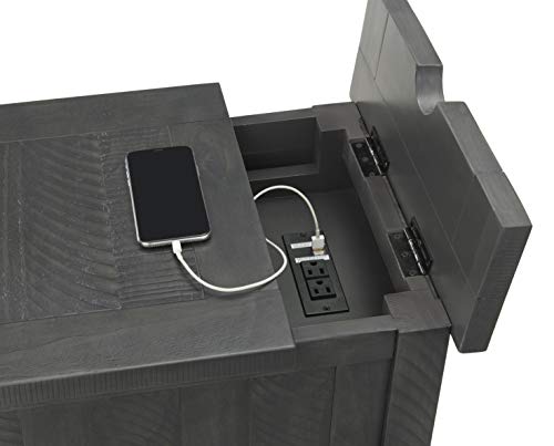 Martin Svensson Home Rustic Chairside Table, Grey Martin Svensson Home