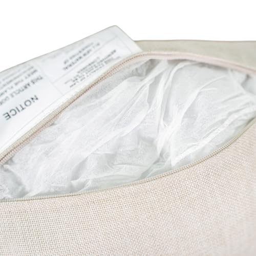 Christopher Knight Home Katarina Patio Acacia Wood Loveseat Furniture, Outdoor Loveseat Sofa with Comfy Fabric Cushions, 2-Seater Sofa with Handwoven Rope Backrest for Garden, Light Brown+Beige Christopher Knight Home