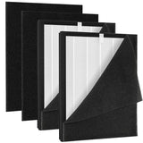 2 Pack KJ190L Filter Replacement Compatible with MOOKA KJ190L Air Purifier For Home Large Room 2000 Ft², 2 H13 HEPA Filters and 4 Washable PreFilters Pet Air Purifier Filters for Bedroom iSingo