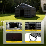 YeeBouncy Party Tent Large,Large Gazebo Event House,Inflatable Outdoor Party Tent,for Birthday Party, School Camping, Disco Nightclub, Wedding Party (18FT) YeeBouncy