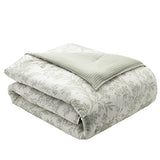 Laura Ashley Home - King Duvet Cover Set, Reversible Cotton Bedding with Matching Shams, Lightweight Home Decor for All Seasons (Natalie Sage, King) Laura Ashley