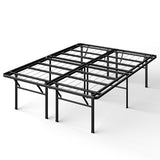 Zinus Premium SmartBase 4 Extra Inches high for Under-bed Storage/Mattress Foundation/Platform Bed Frame/Box Spring Replacement/Quiet Noise-Free, Queen, Black (OLB-SB13-18Q) Zinus